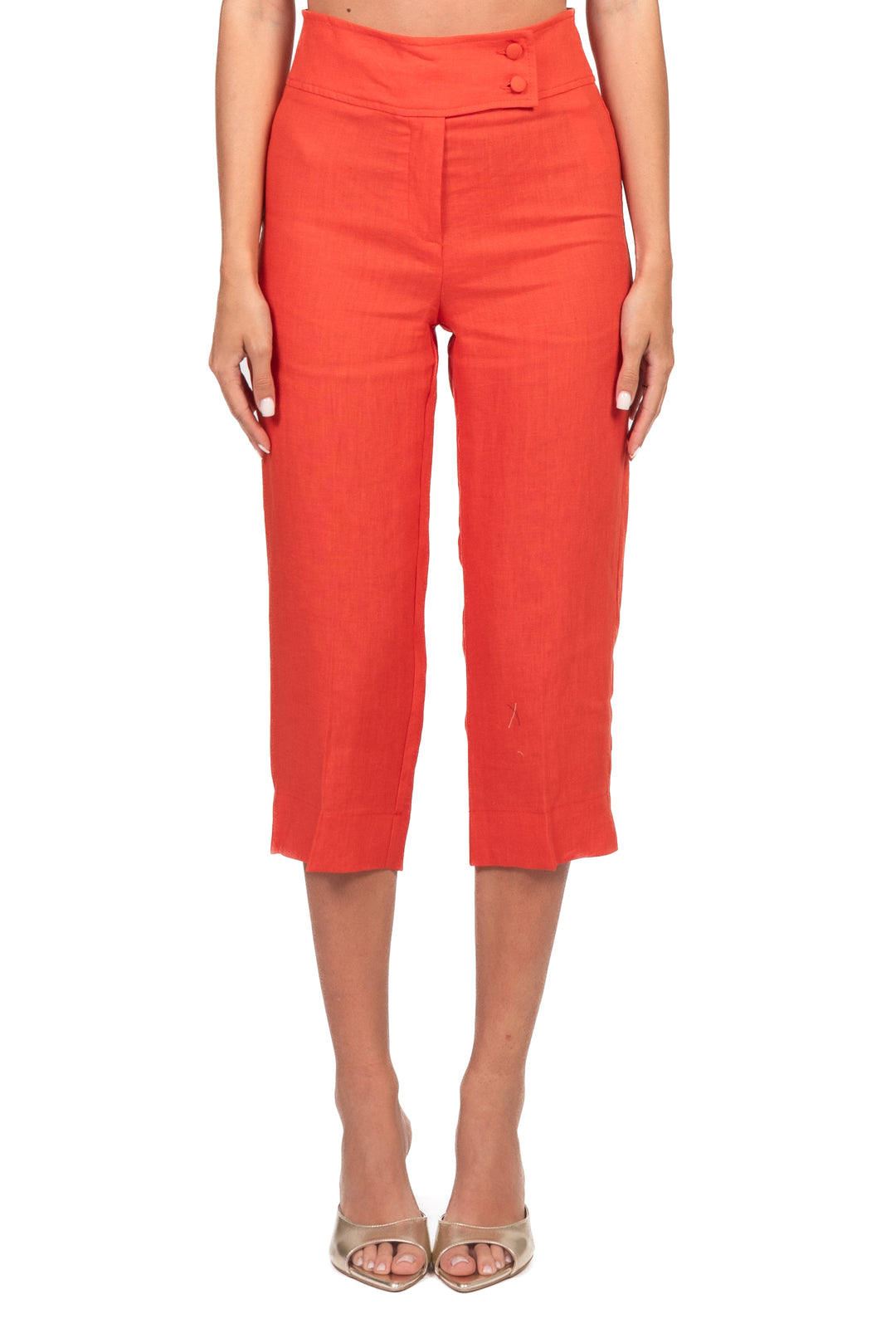 Vicolo - Pantalone capri chiusura asimmetrica Art. TAB1595
