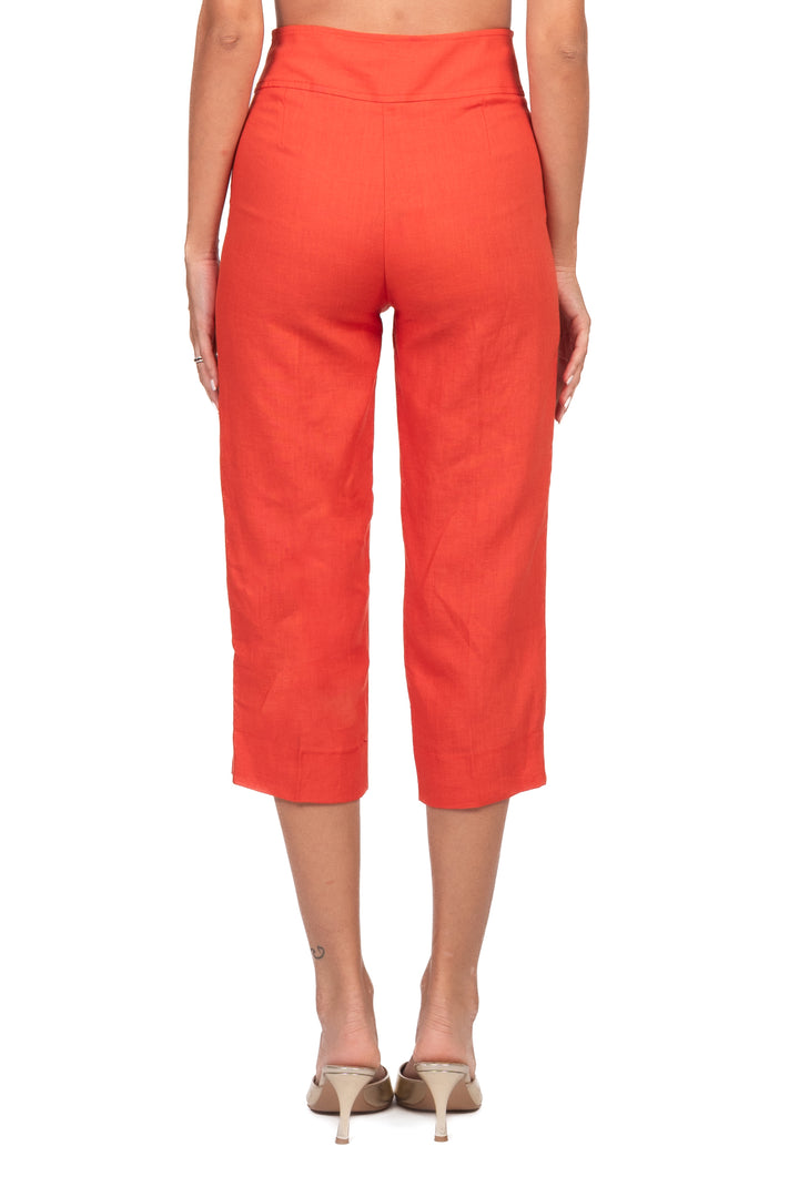 Vicolo - Pantalone capri chiusura asimmetrica Art. TAB1595