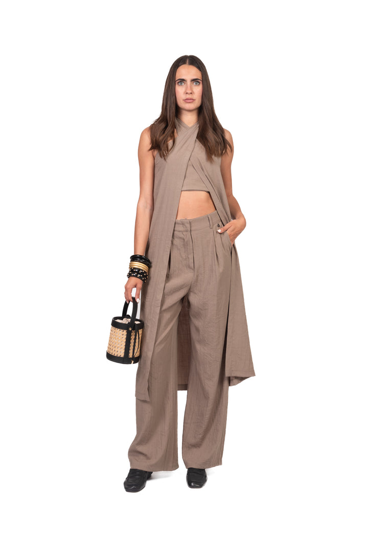 Dixie - Completo top incrociato e pantalone Art. R845A106/P845A274