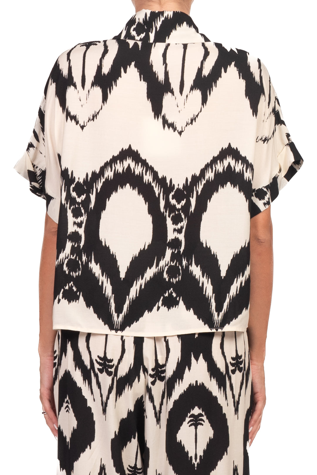 Tensione In - Camicia stampa palma mezza manica Art. PE260280
