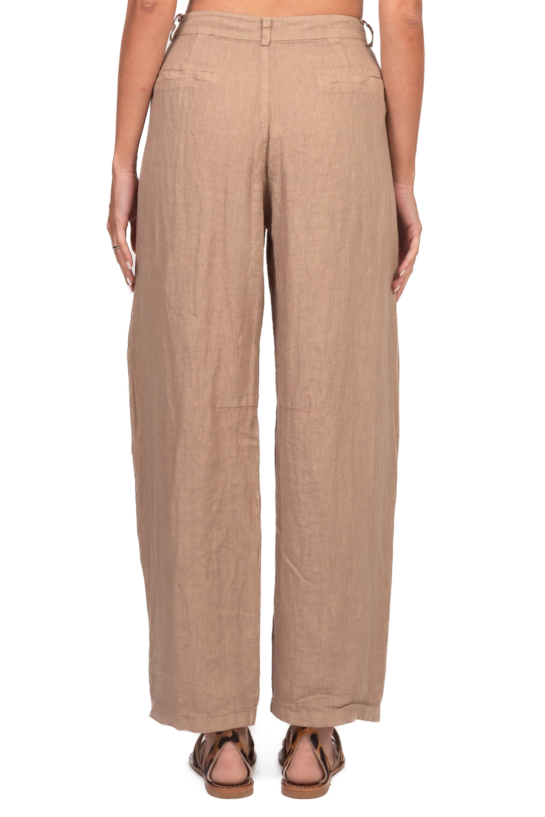 Tensione In - Pantalone barrel lino Art. S26PE58