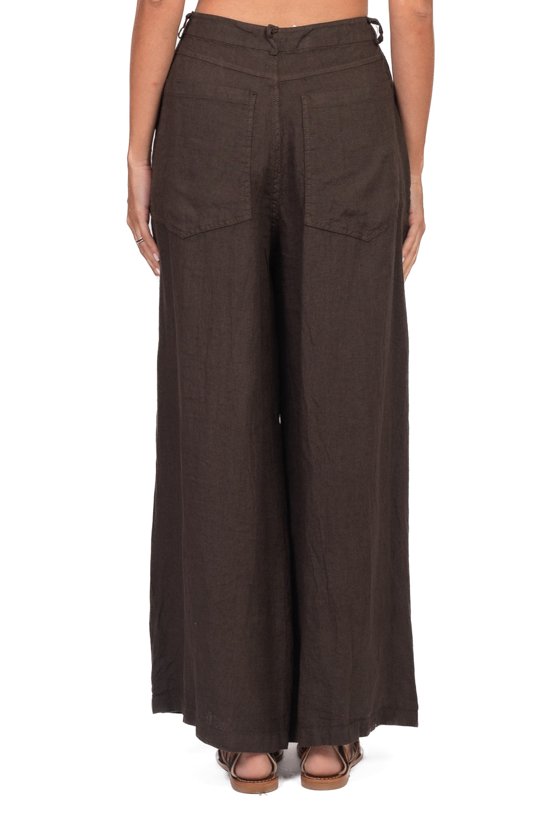 Tensione In - Pantalone GIUSI palazzo in lino Art. S26PE55