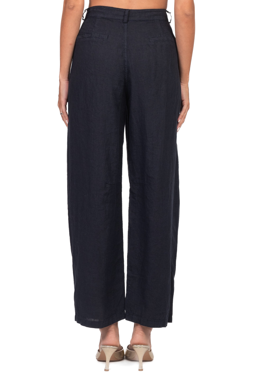Tensione In - Pantalone barrel lino Art. S26PE58