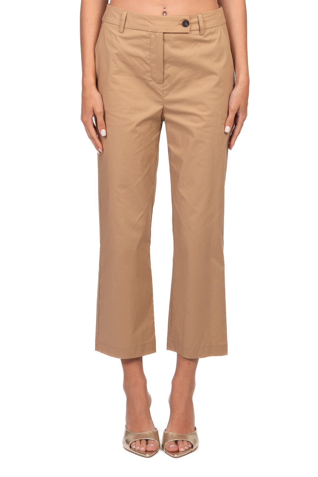 Tensione In - Pantalone sigaretta chiusura asimmetrica Art. 26P5388