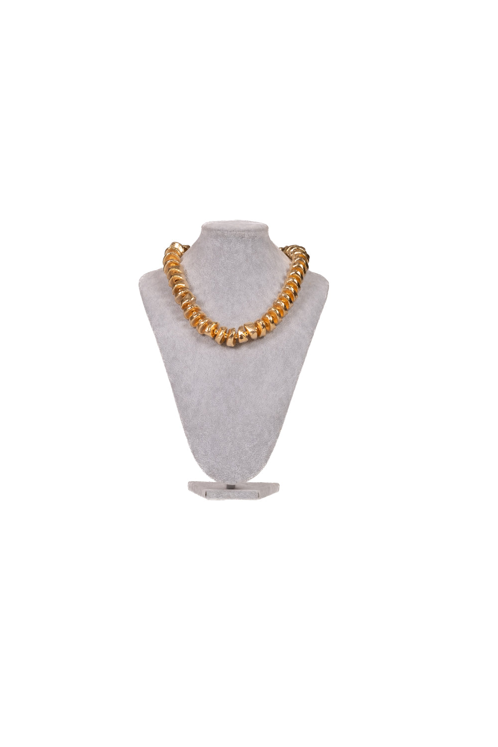 Upper - Collana pietre dorate