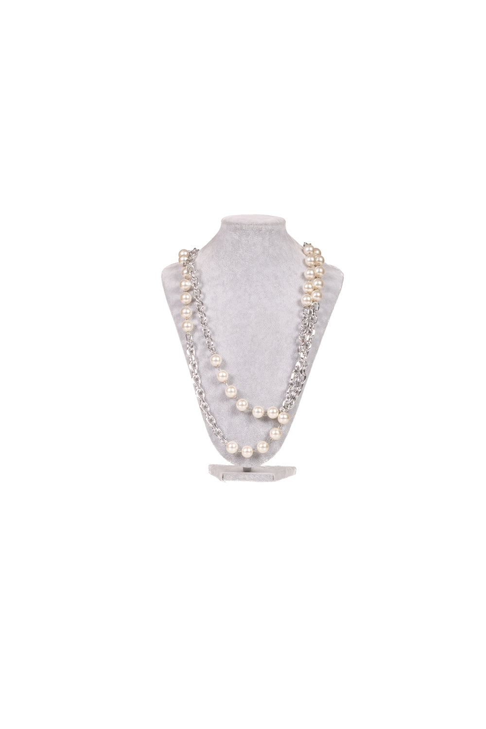 Upper - Collana lunga catena e perle