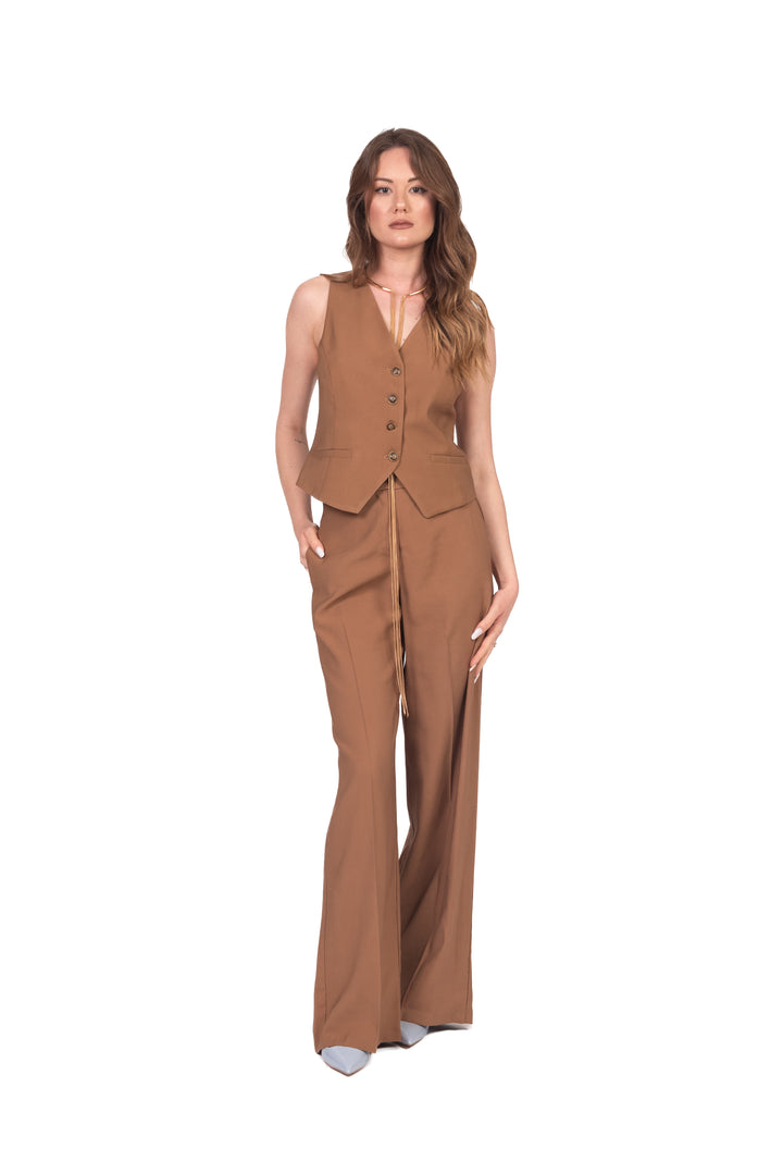 Tensione In - Completo gilet e pantalone palazzo Art. 26C5040