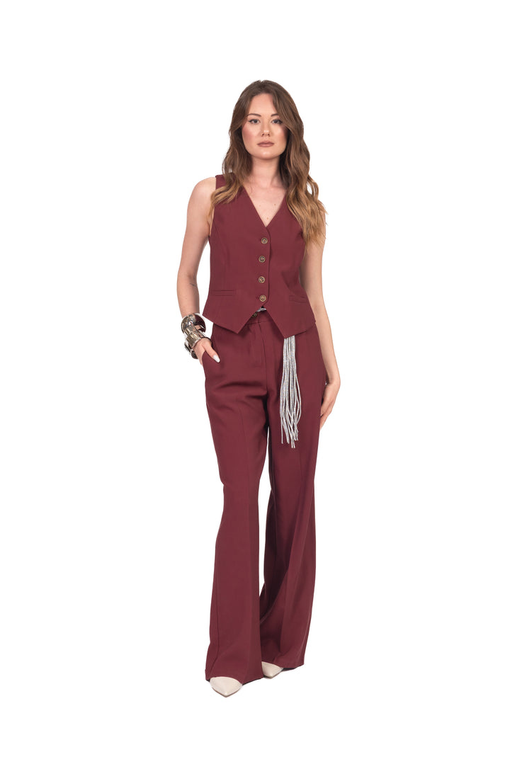 Tensione In - Completo gilet e pantalone palazzo Art. 26C5040