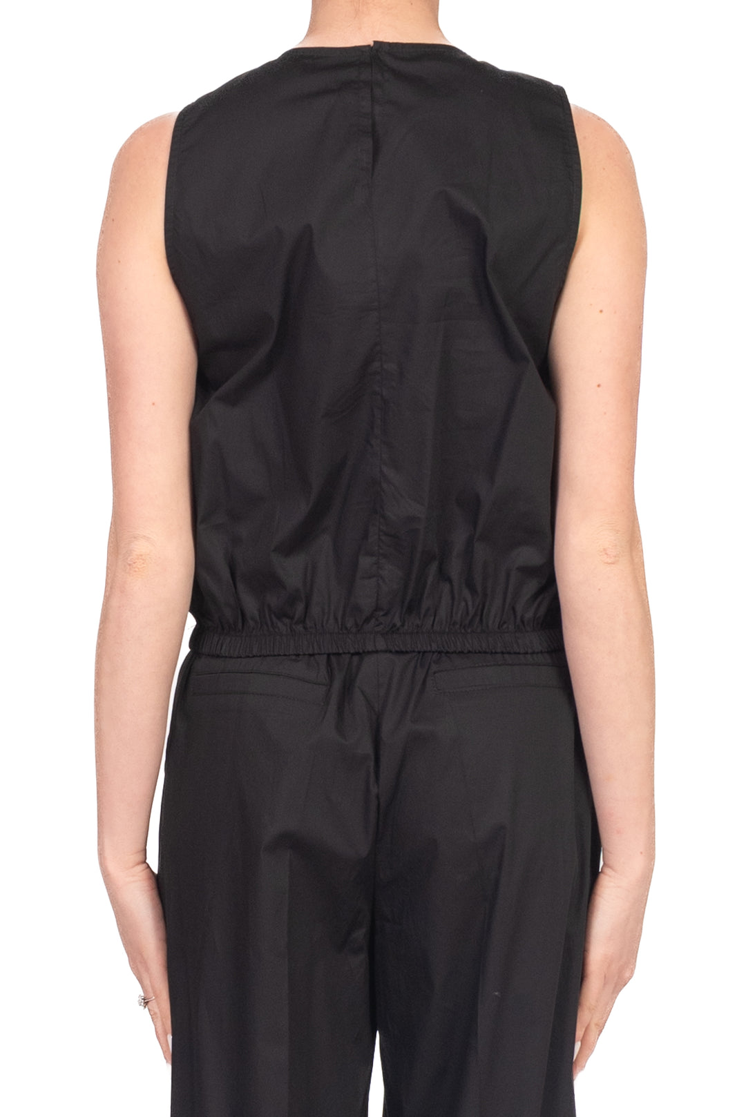 Tensione In - Top crop in cotone con elastico Art. 26T4932