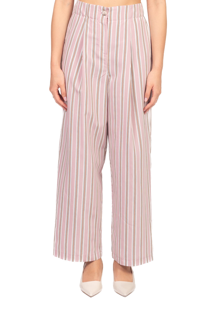 Tensione In - Pantalone rigato con pinces Art. 26P4971