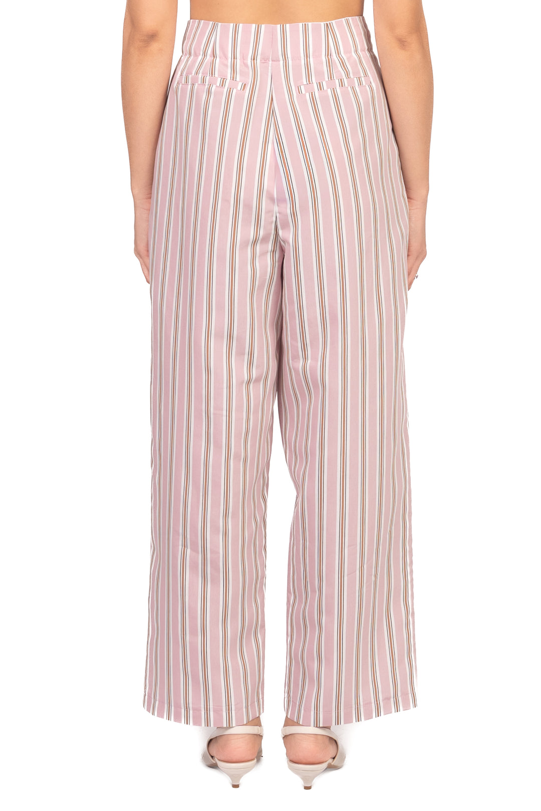 Tensione In - Pantalone rigato con pinces Art. 26P4971