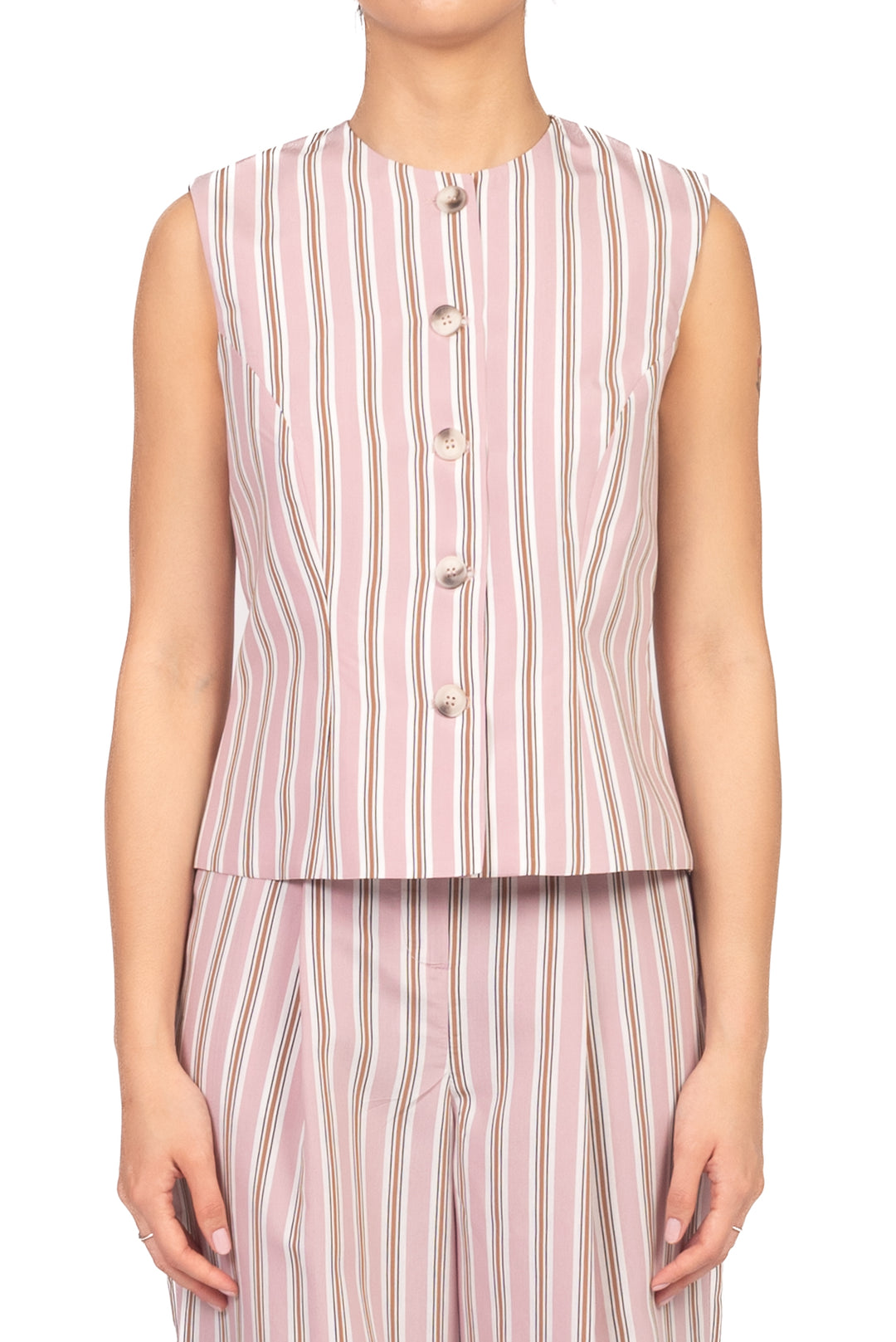 Tensione In - Gilet rigato Art. 26D5032