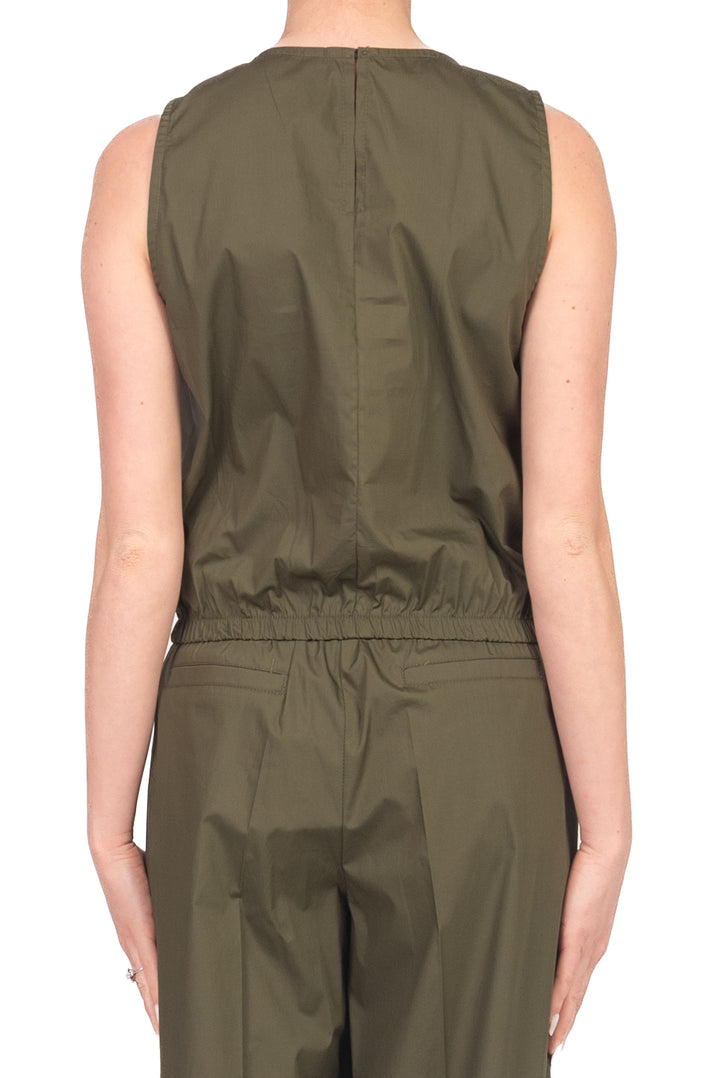 Tensione In - Top crop in cotone con elastico Art. 26T4932