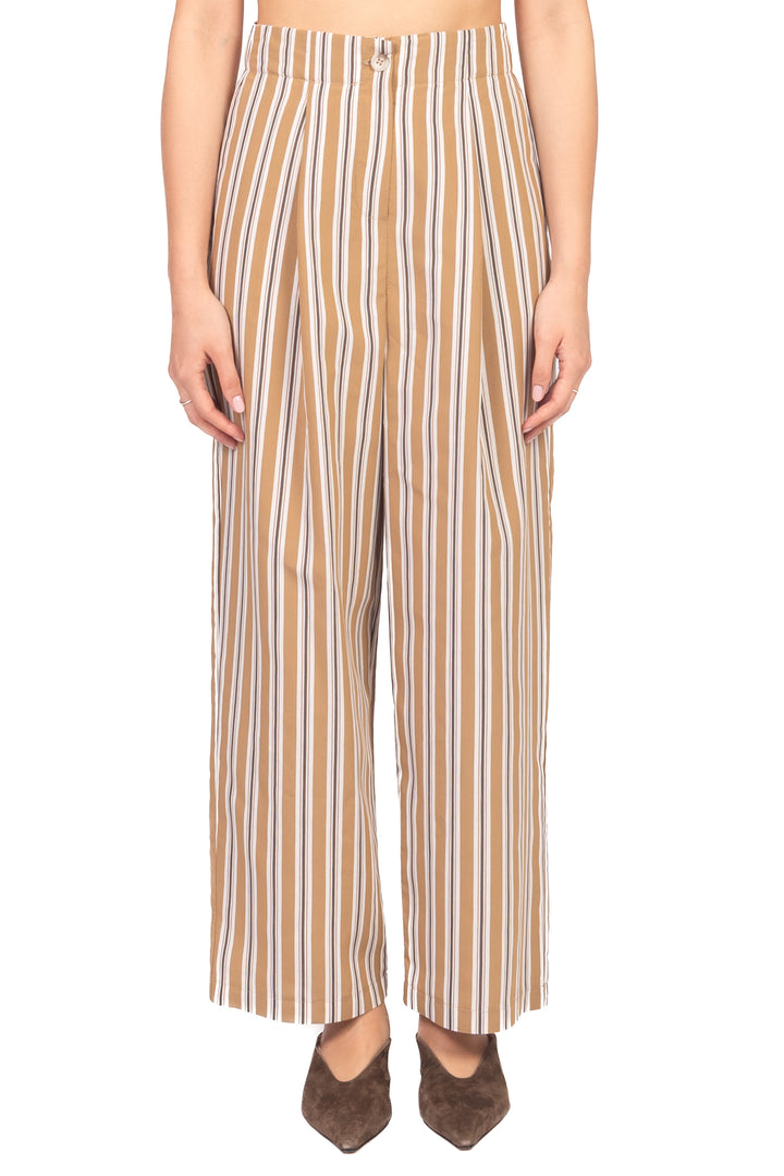 Tensione In - Pantalone rigato con pinces Art. 26P4971