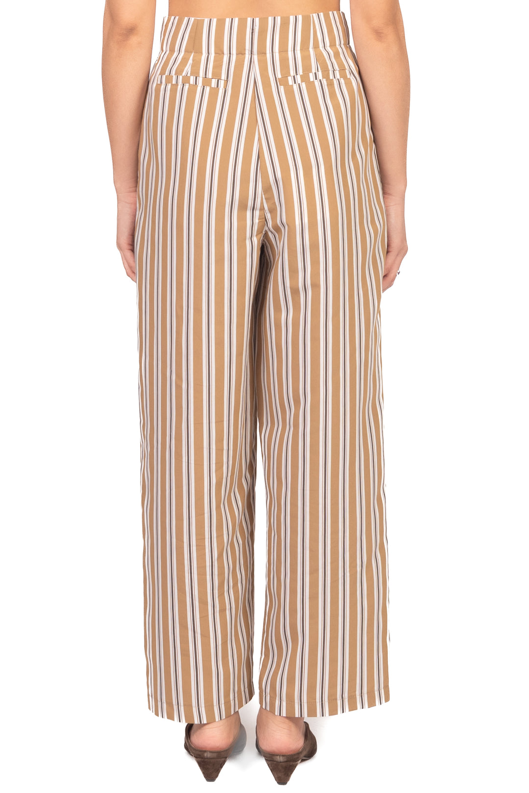 Tensione In - Pantalone rigato con pinces Art. 26P4971