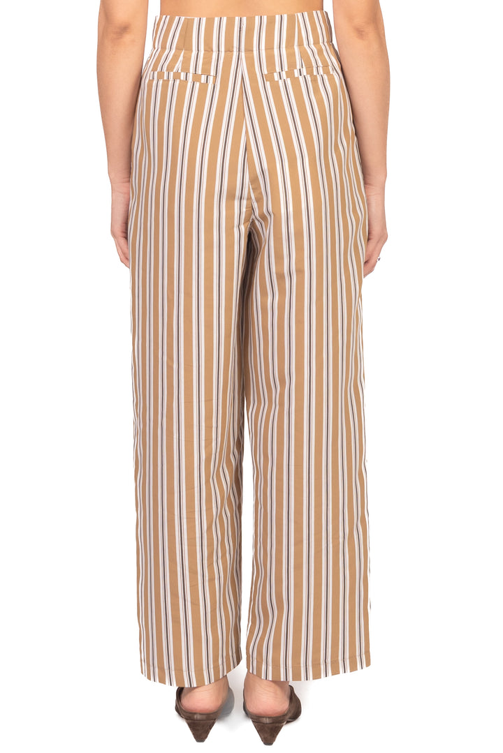 Tensione In - Pantalone rigato con pinces Art. 26P4971
