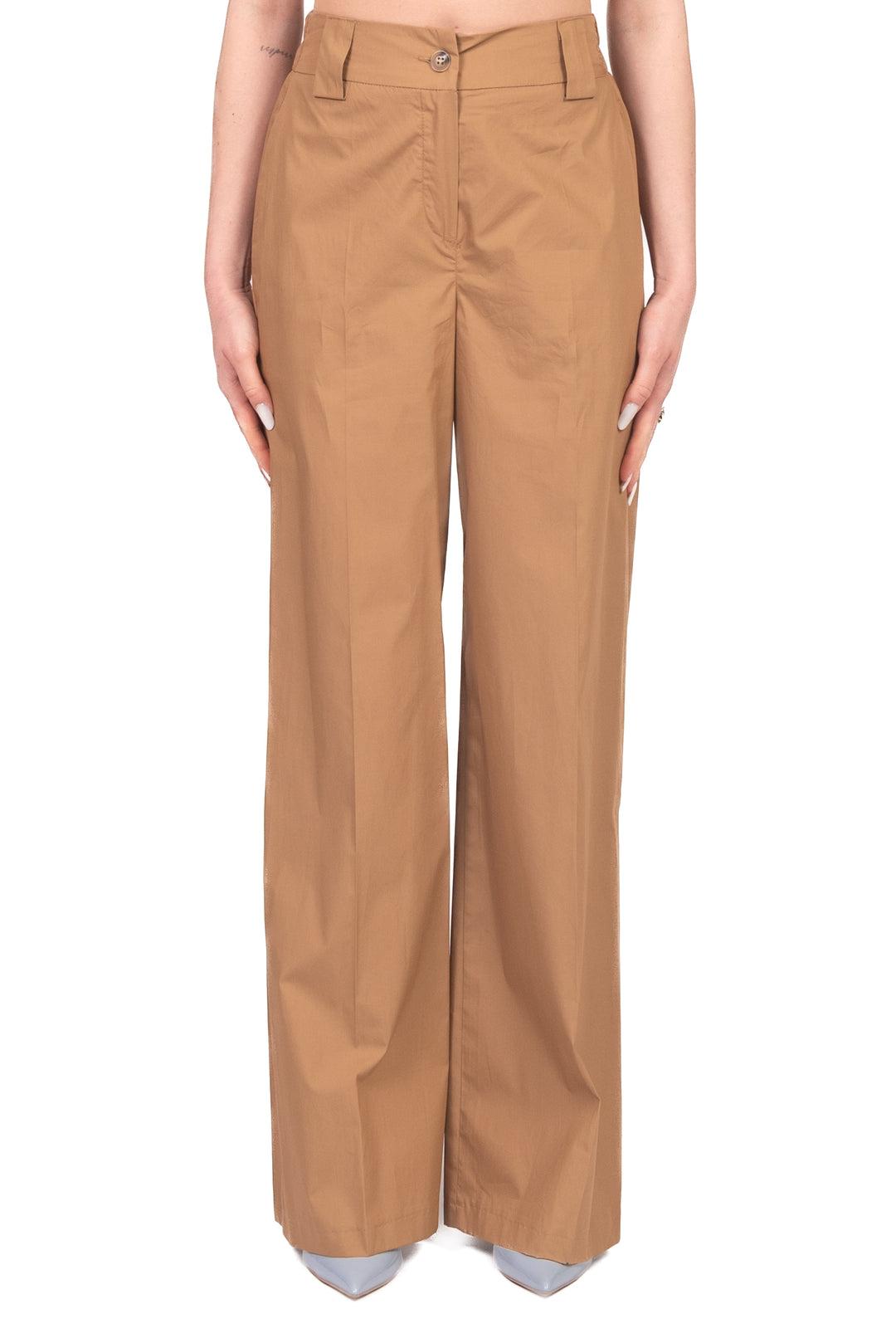 Tensione In - Pantalone palazzo in cotone Art. 26P4934