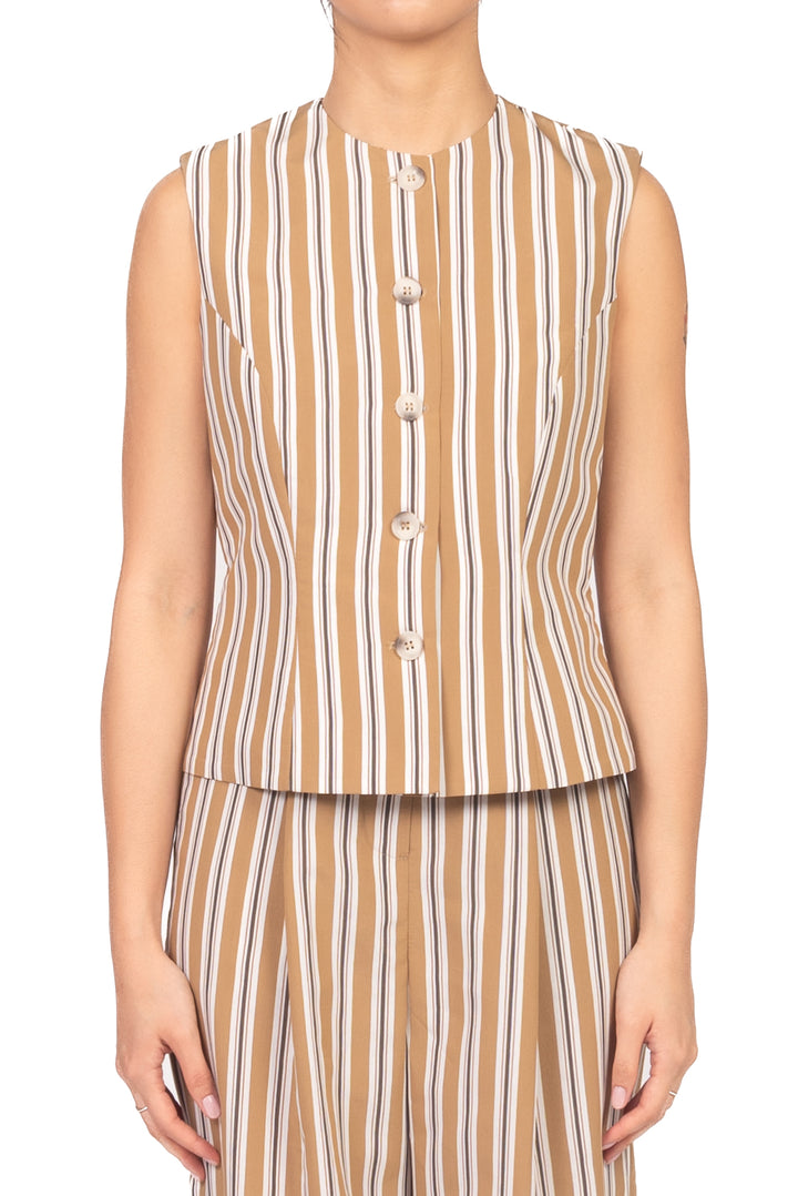 Tensione In - Gilet rigato Art. 26D5032