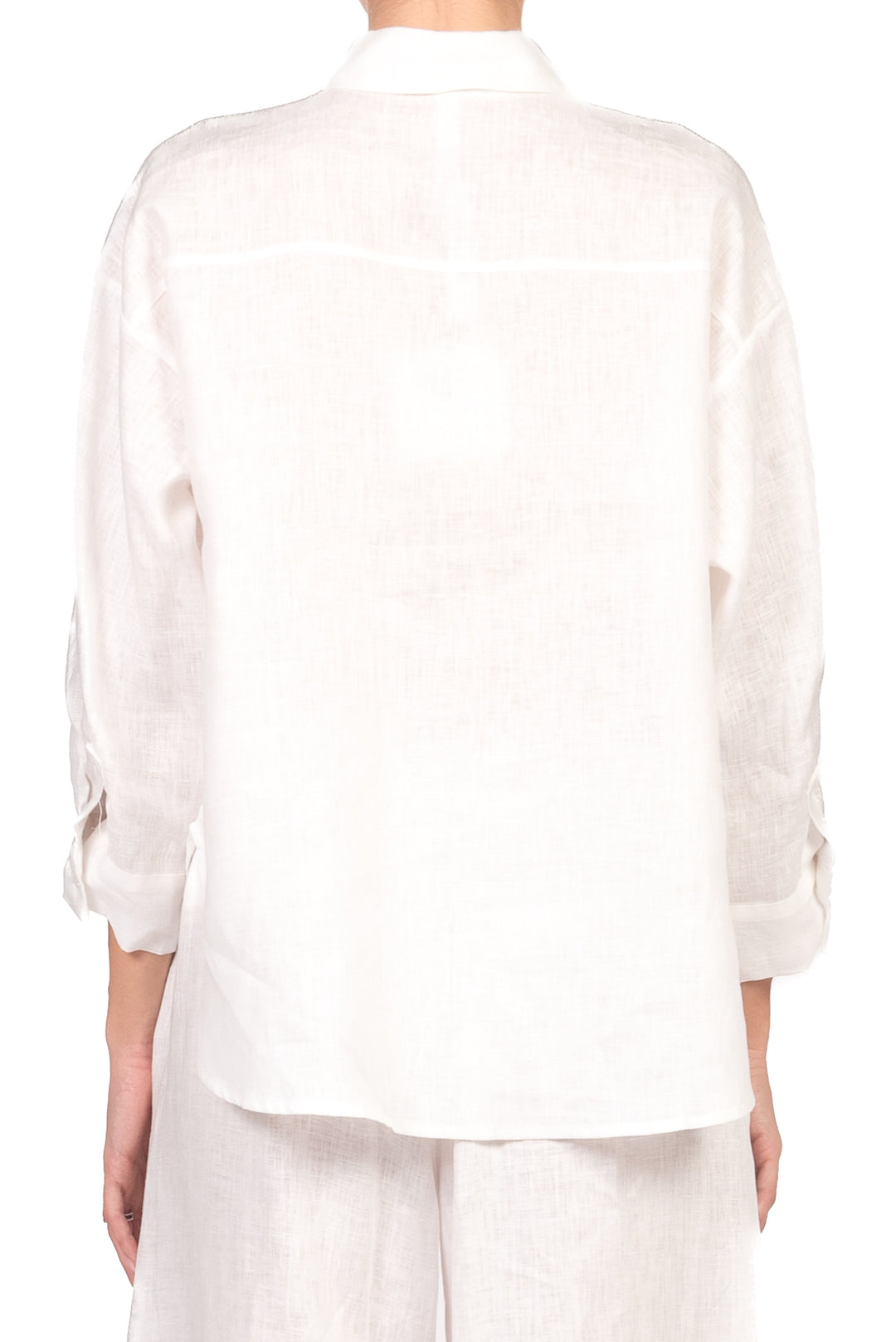 Tensione In - Camicia in lino con taschino Art. S26CE16