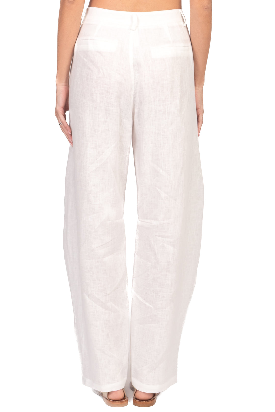 Tensione In - Pantalone barrel in lino Art. S26PE07