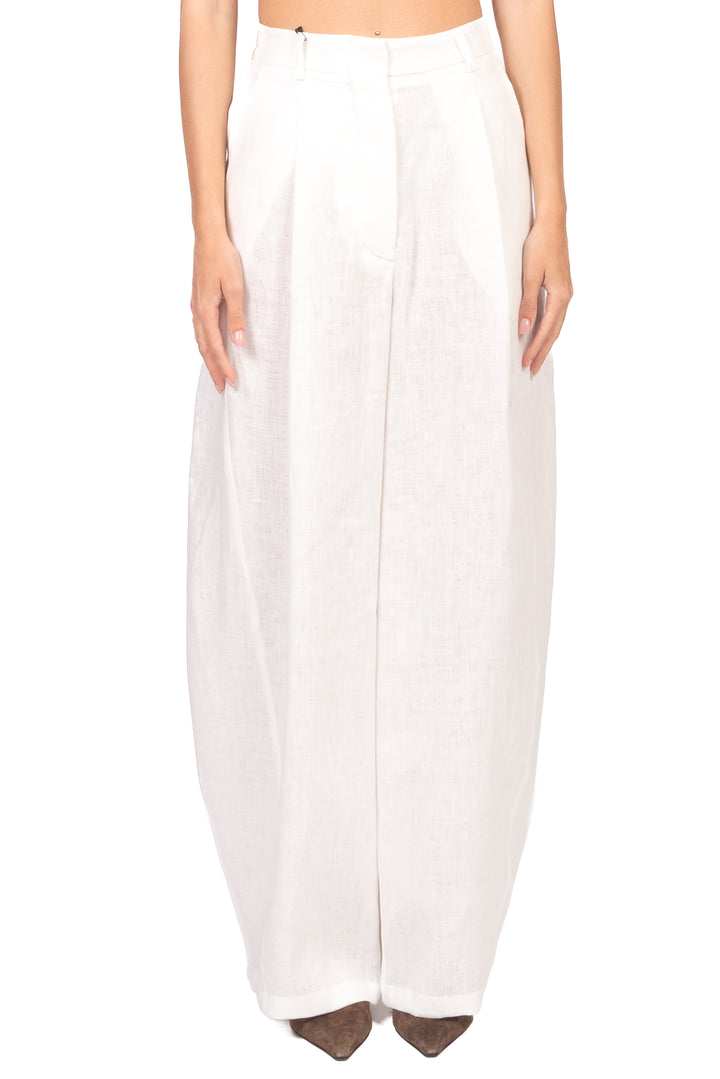 Tensione In - Pantalone barrel in lino Art. S26PE08