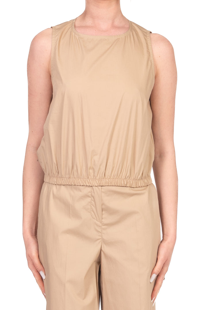 Tensione In - Top crop in cotone con elastico Art. 26T4932