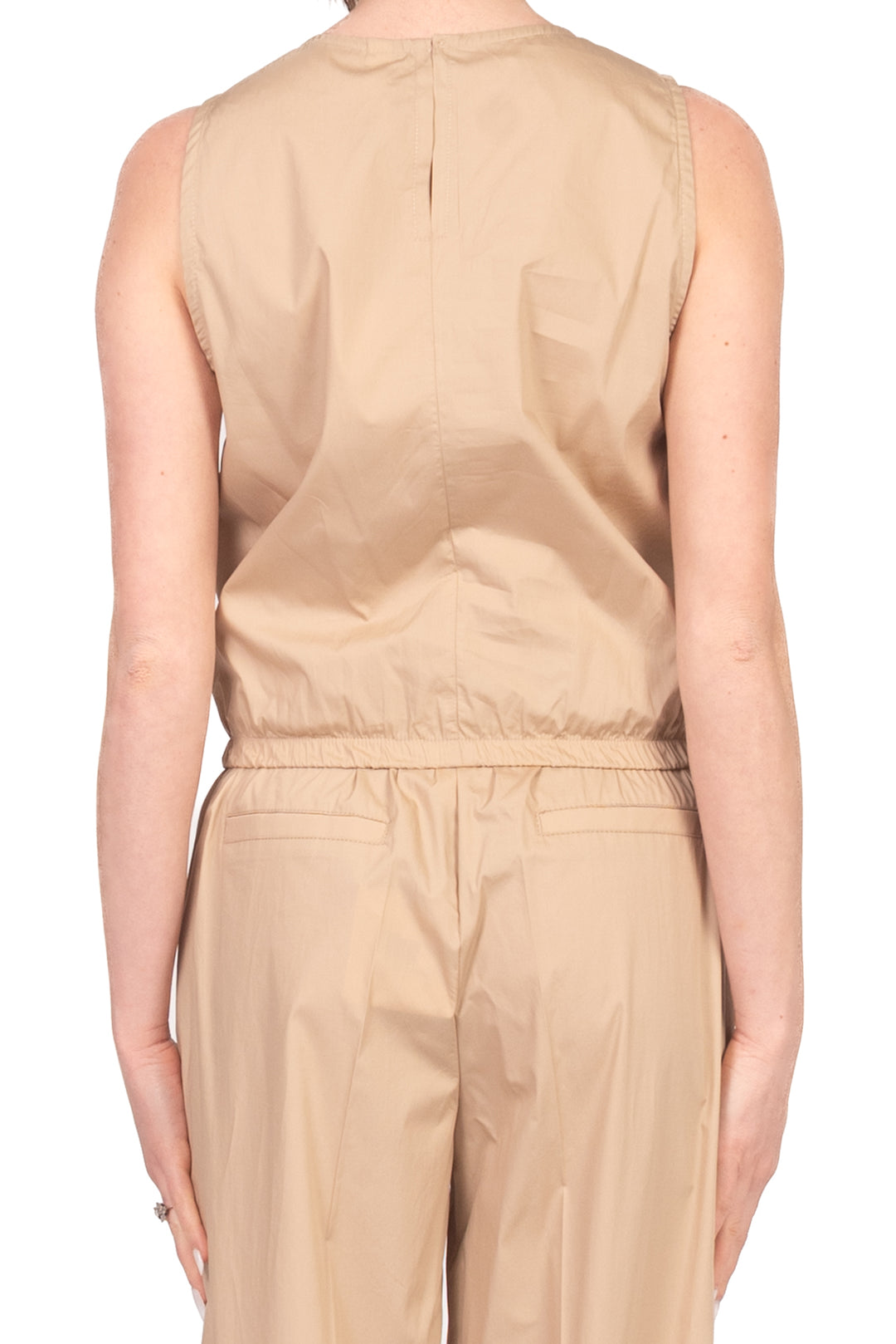 Tensione In - Top crop in cotone con elastico Art. 26T4932