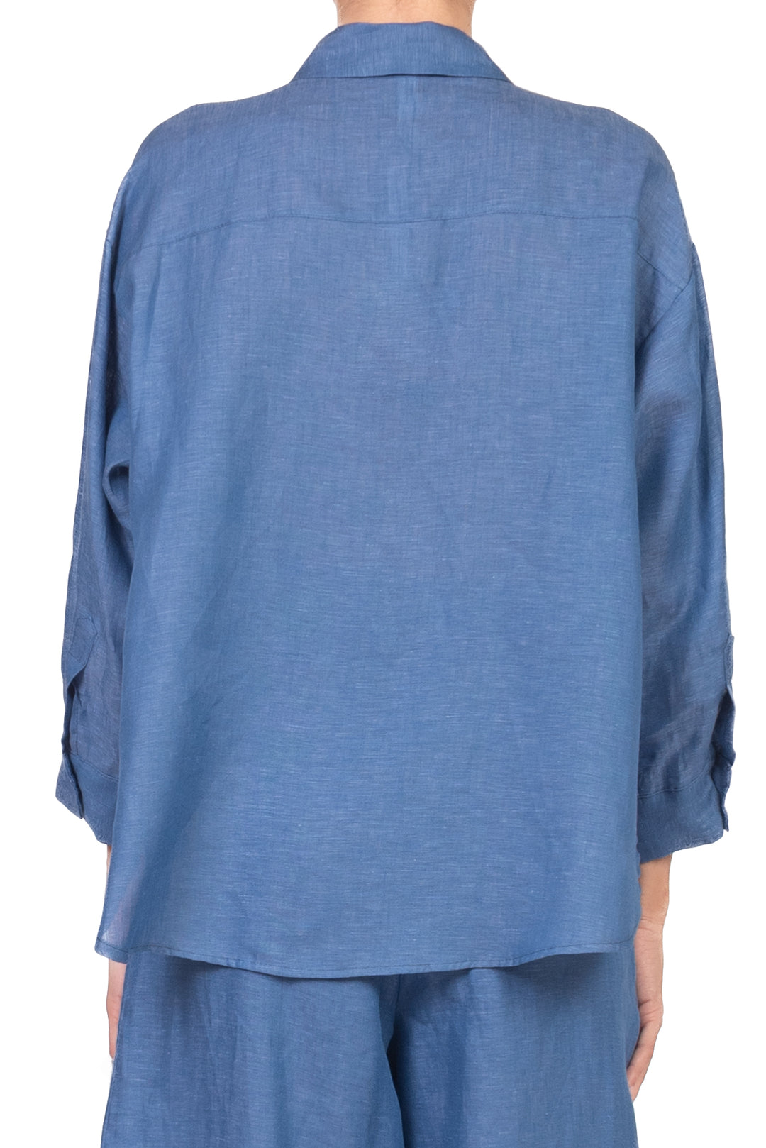 Tensione In - Camicia in lino con taschino Art. S26CE16