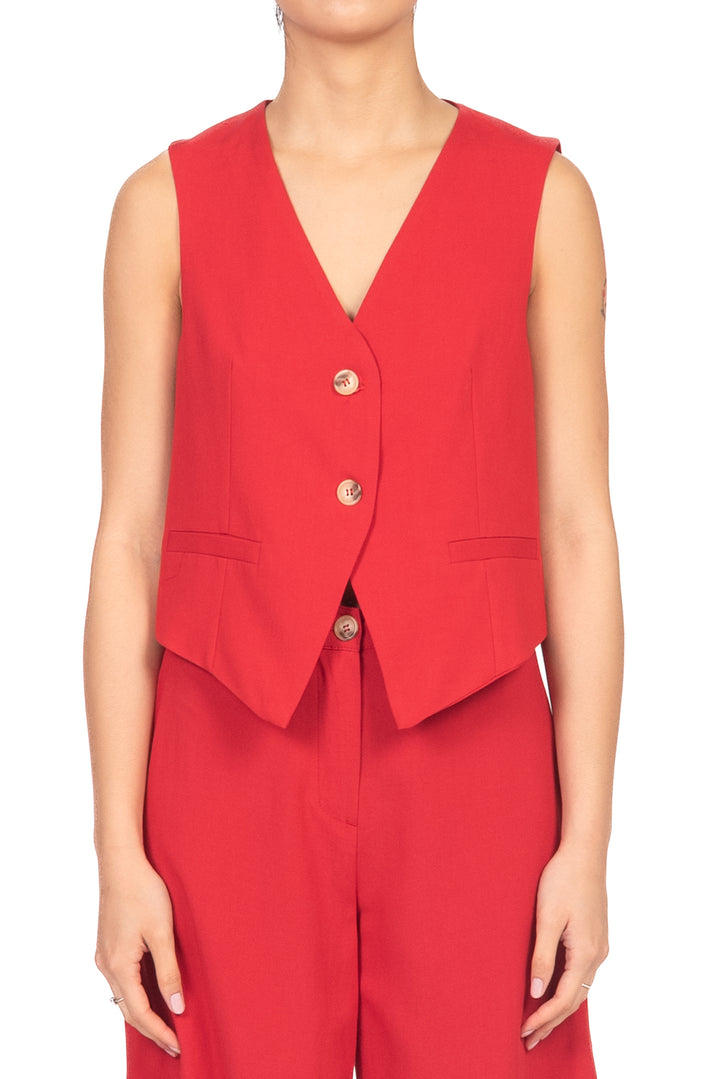 Vicolo - Gilet misto lino Art. TAB1625