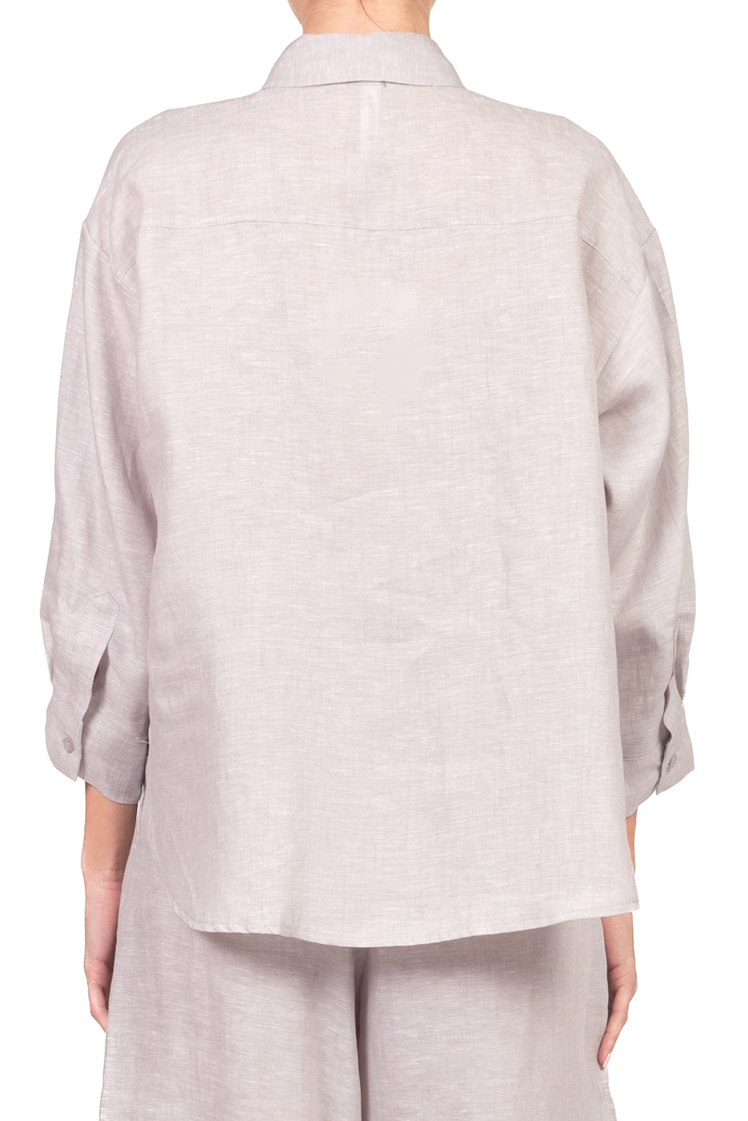Tensione In - Camicia in lino con taschino Art. S26CE16