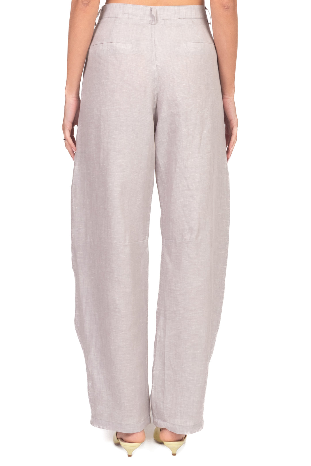 Tensione In - Pantalone barrel in lino Art. S26PE07