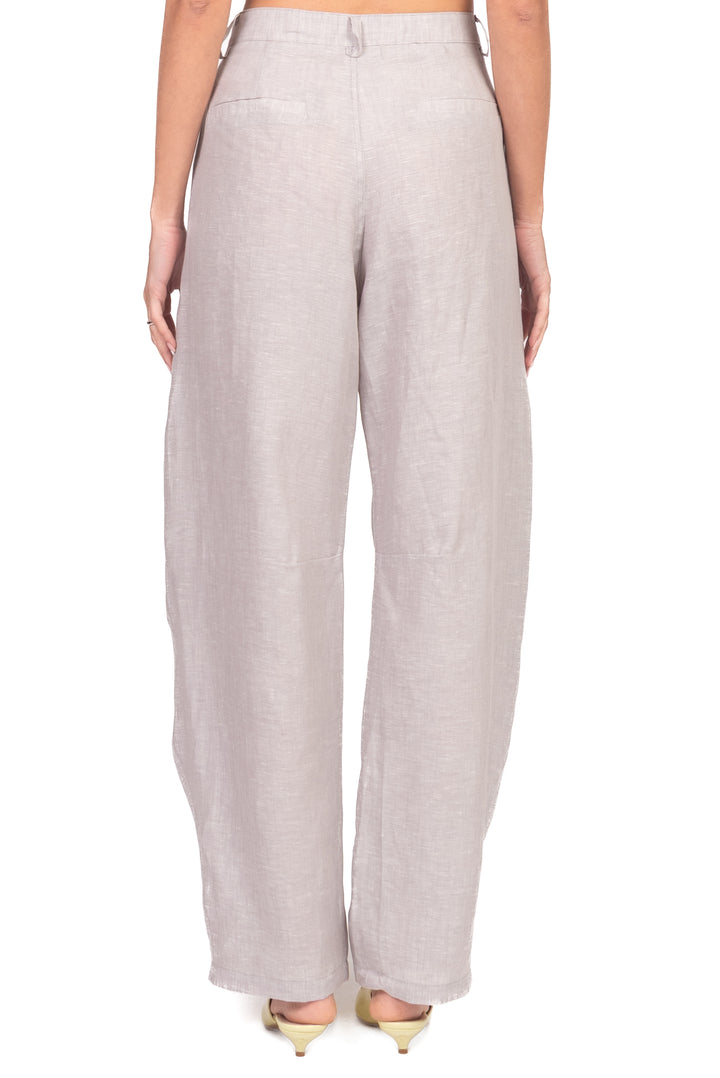 Tensione In - Pantalone barrel in lino Art. S26PE07