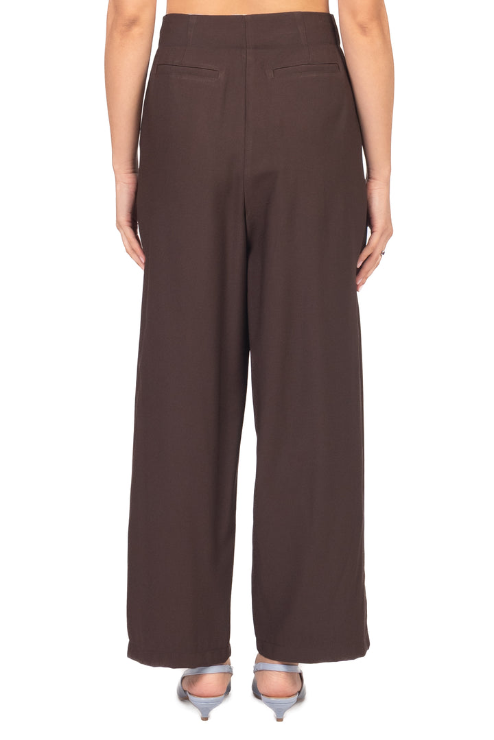Tensione In - Pantalone semi-barrel con pinces Art. 26P4818