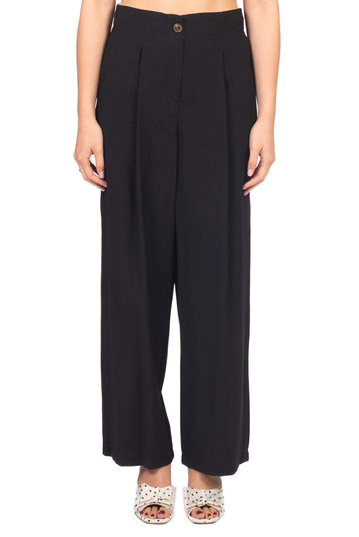 Tensione In - Pantalone semi-barrel con pinces Art. 26P4818