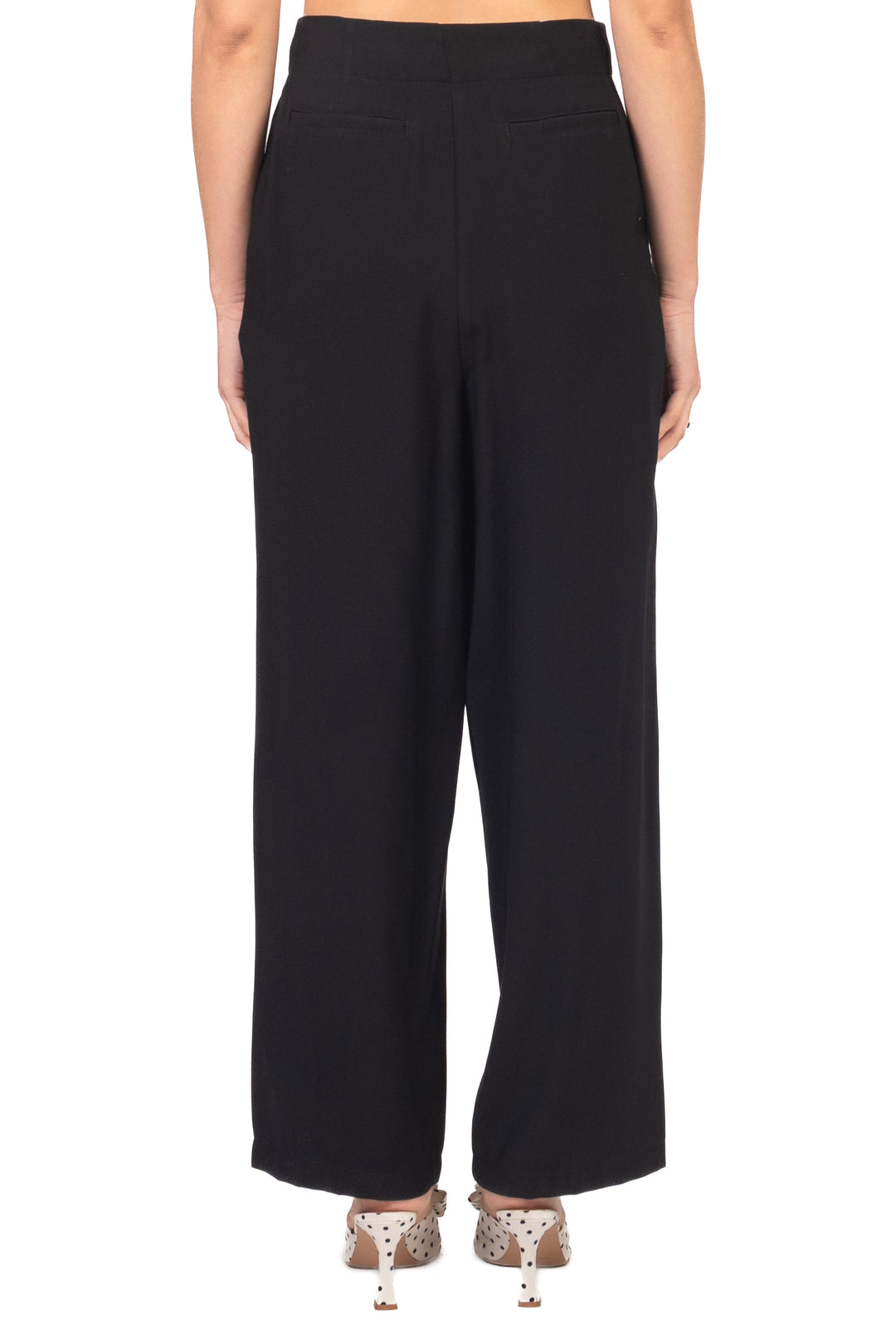Tensione In - Pantalone semi-barrel con pinces Art. 26P4818
