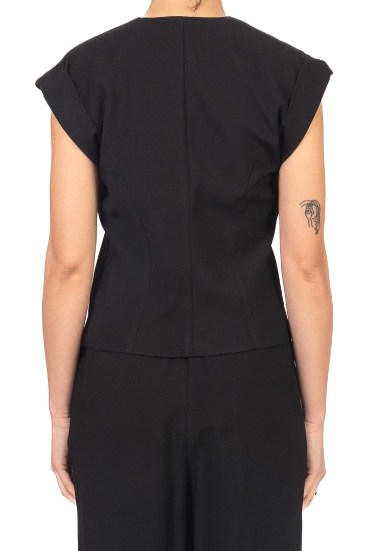 Tensione In - Gilet sfiancato chiusura asimmetrica Art. 26D4720