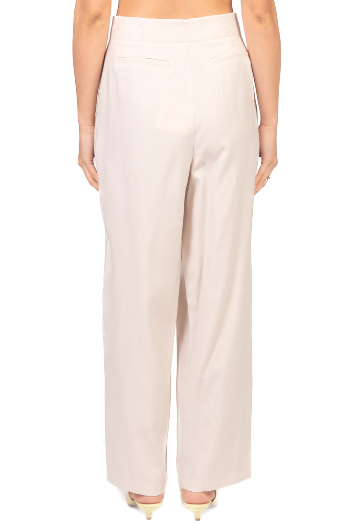 Tensione In - Pantalone semi-barrel con pinces Art. 26P4818