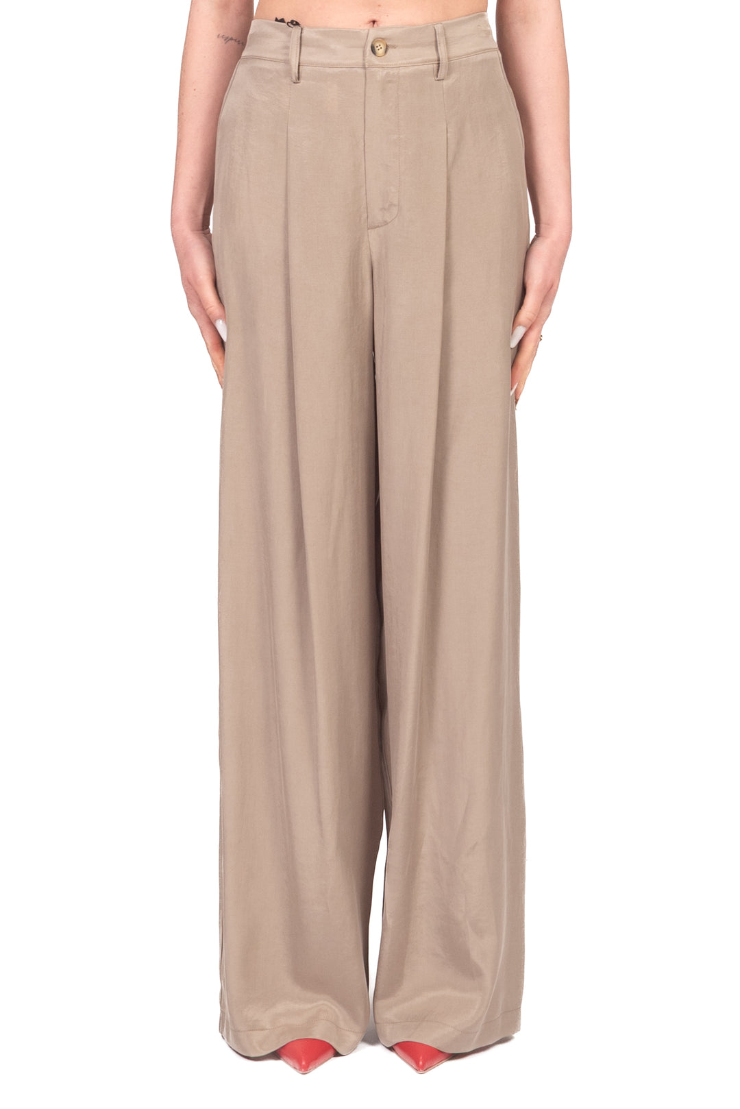 Vicolo - Pantalone palazzo mano pesca Art. TAB1786
