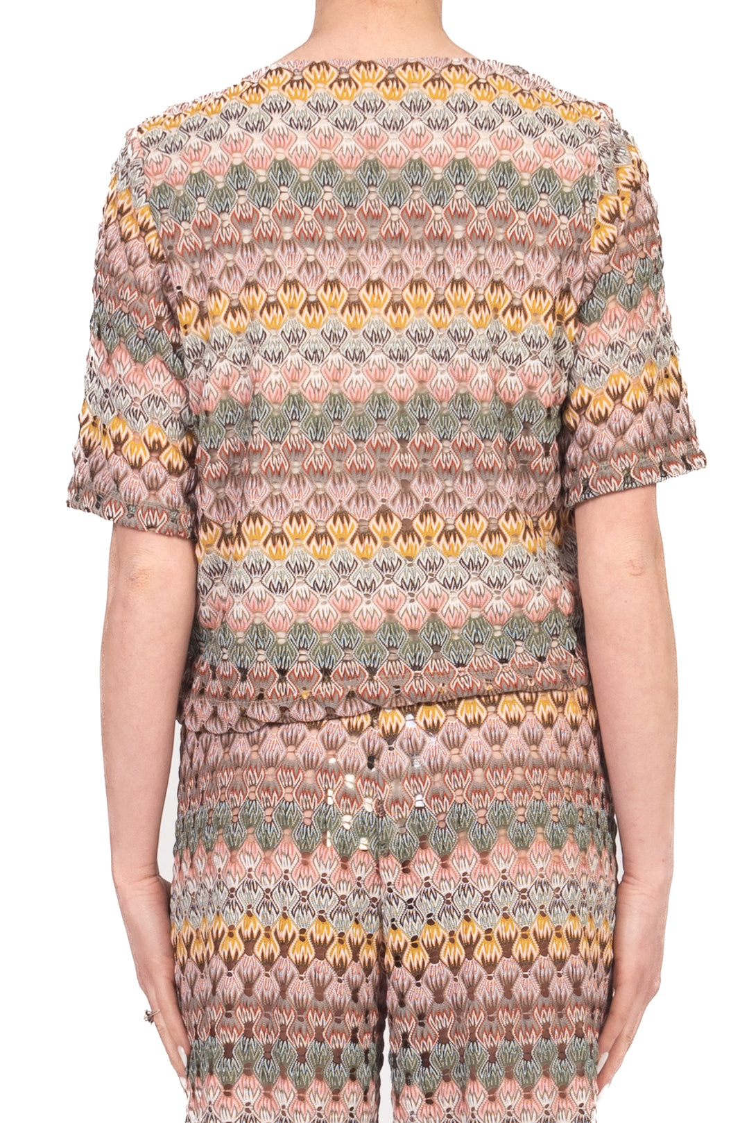 Vicolo - Blusa crochet fantasia Art. TAB2250