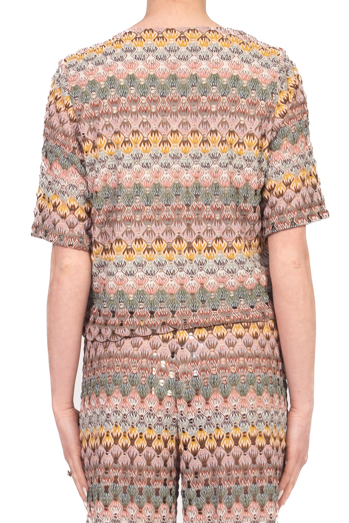 Vicolo - Blusa crochet fantasia Art. TAB2250