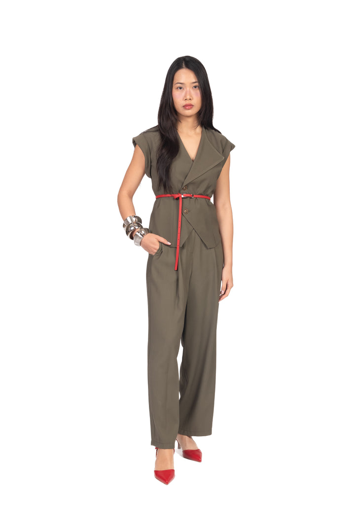 Tensione In - Gilet sfiancato chiusura asimmetrica Art. 26D4720