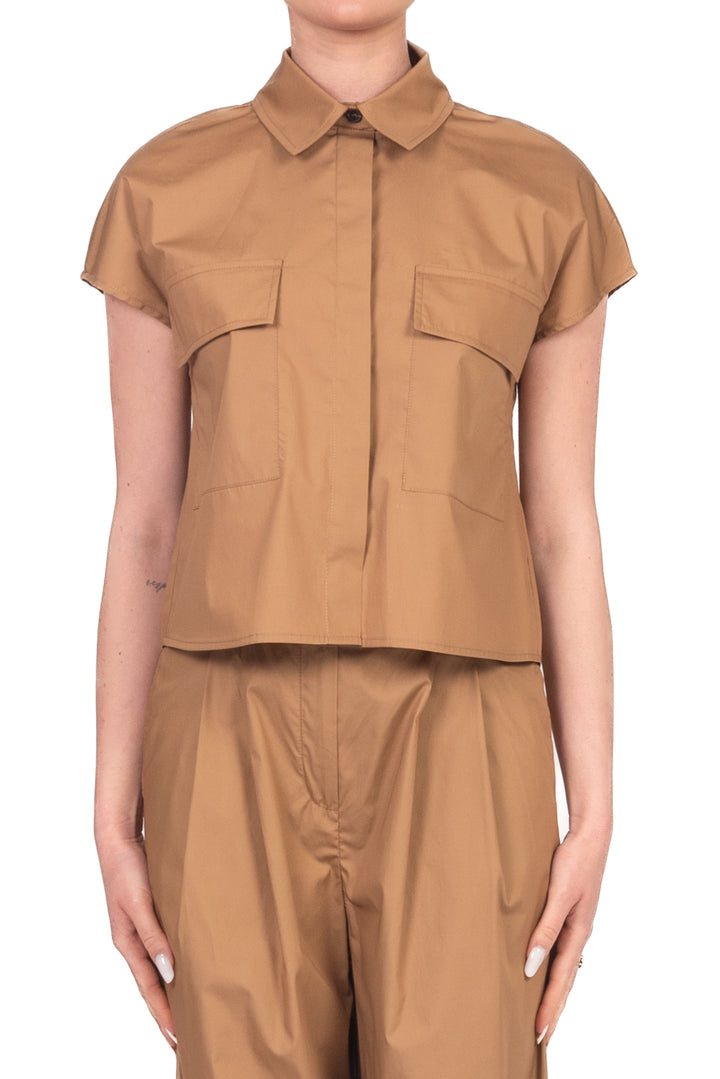 Tensione In - Camicia smanicata in cotone Art. 26C5039