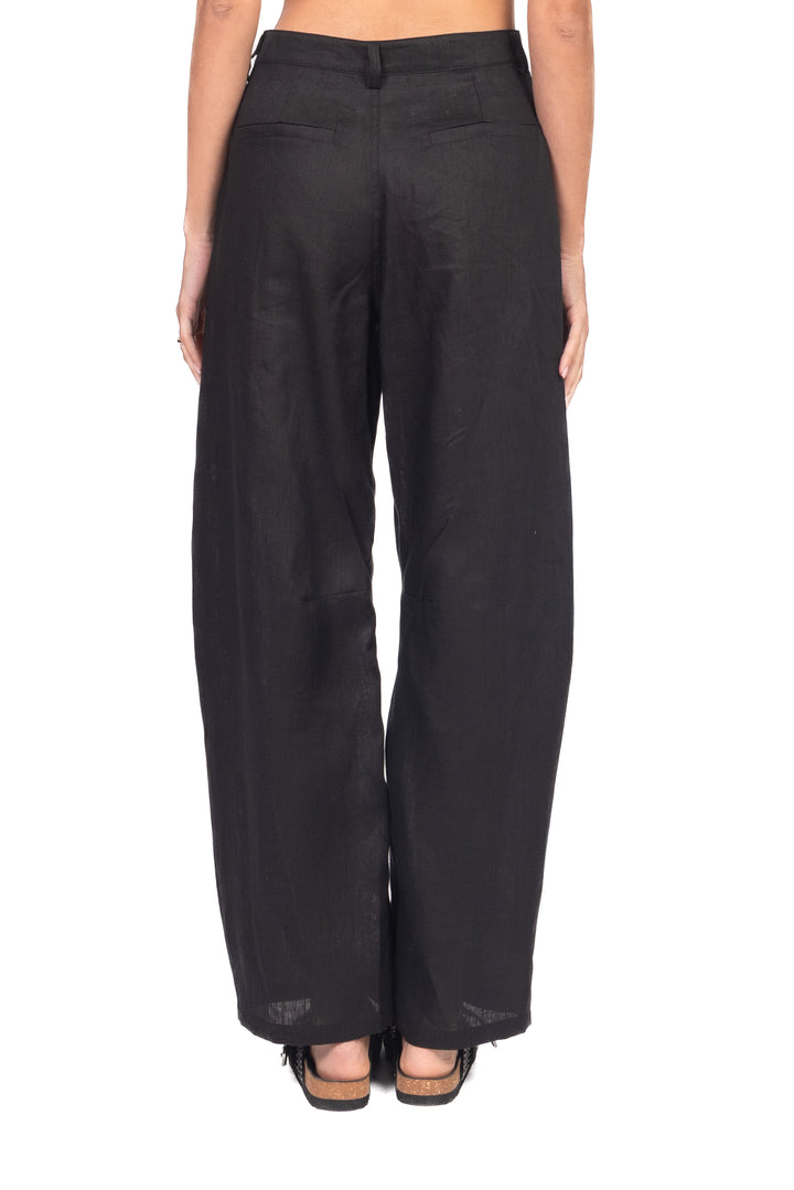 Tensione In - Pantalone barrel in lino Art. S26PE07