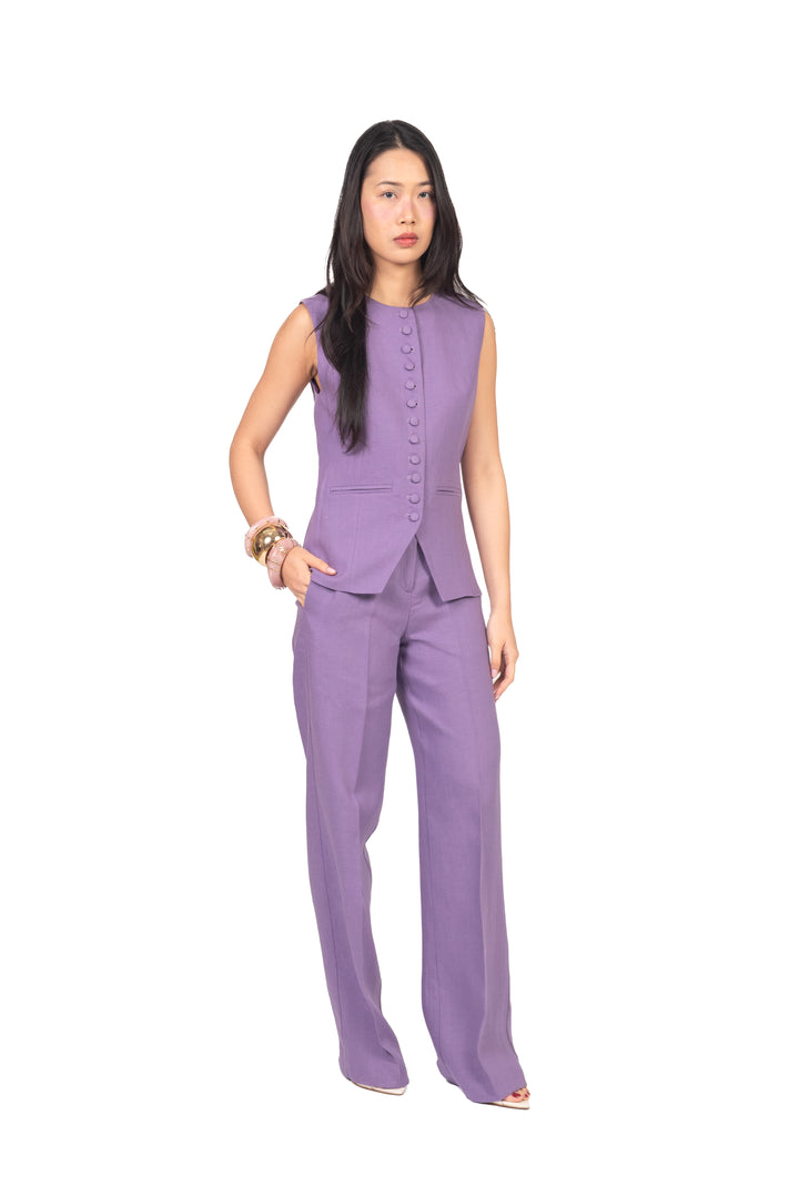Vicolo - Pantalone in lino gamba dritta Art. TAB1622