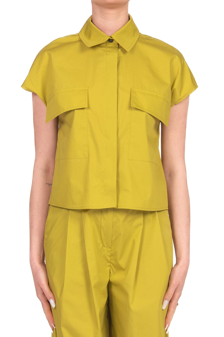 Tensione In - Camicia smanicata in cotone Art. 26C5039