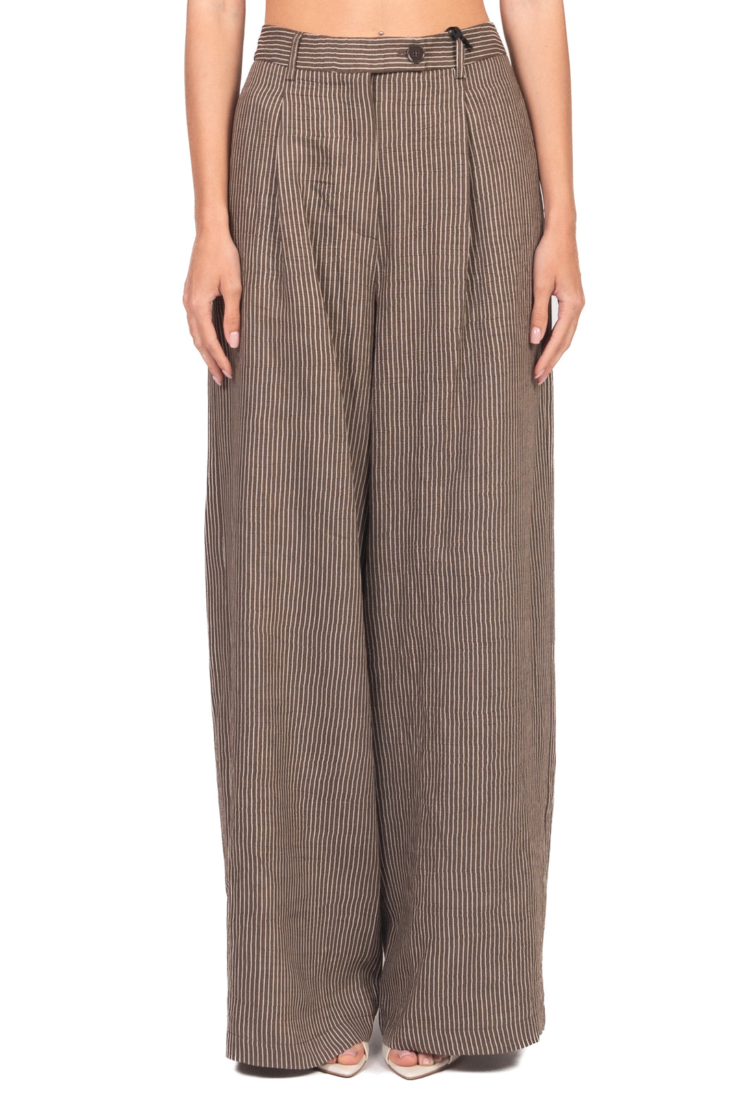 Vicolo - Pantalone palazzo gessato Art. TAB2326