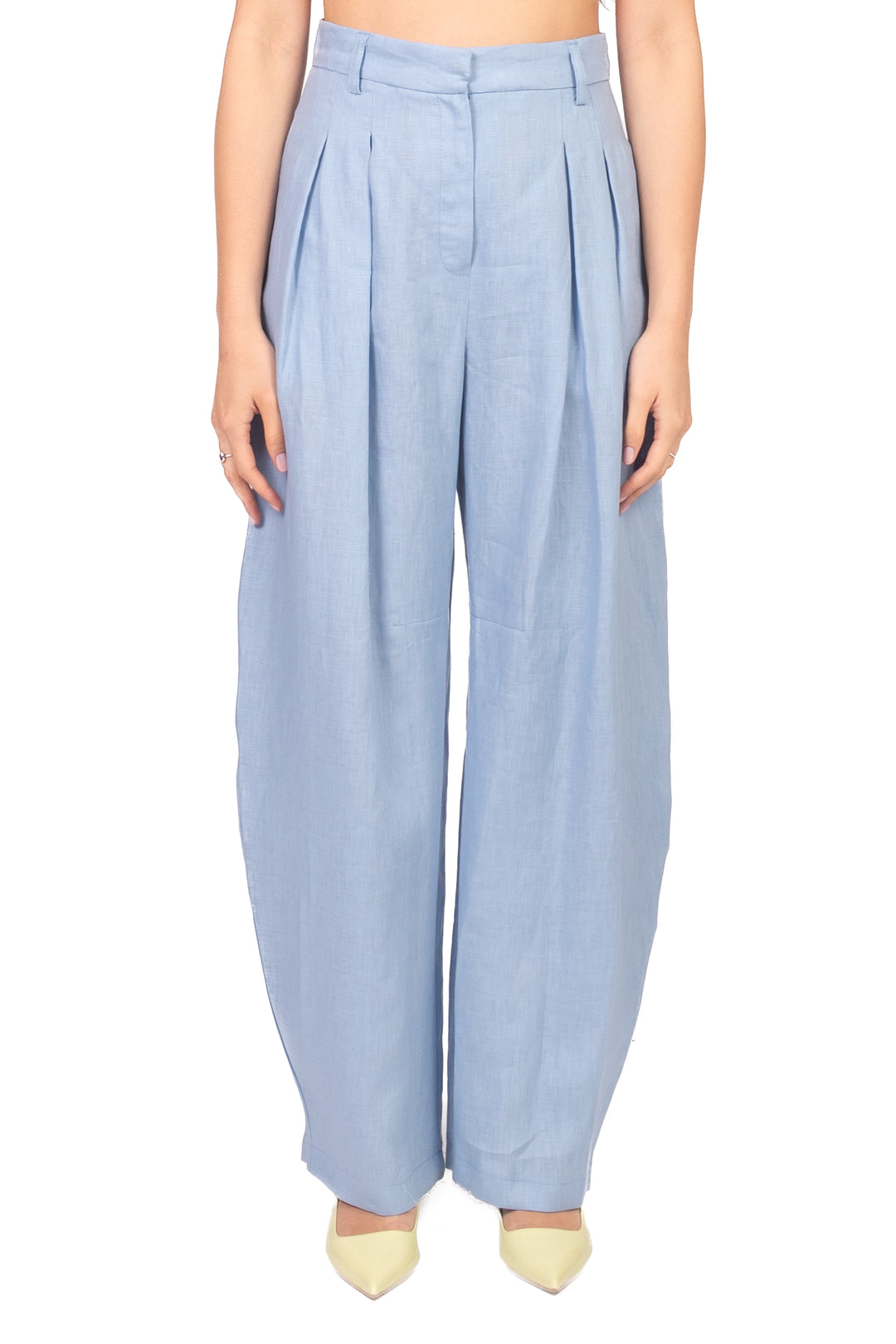 Tensione In - Pantalone in lino con pinces Art. 26P4950
