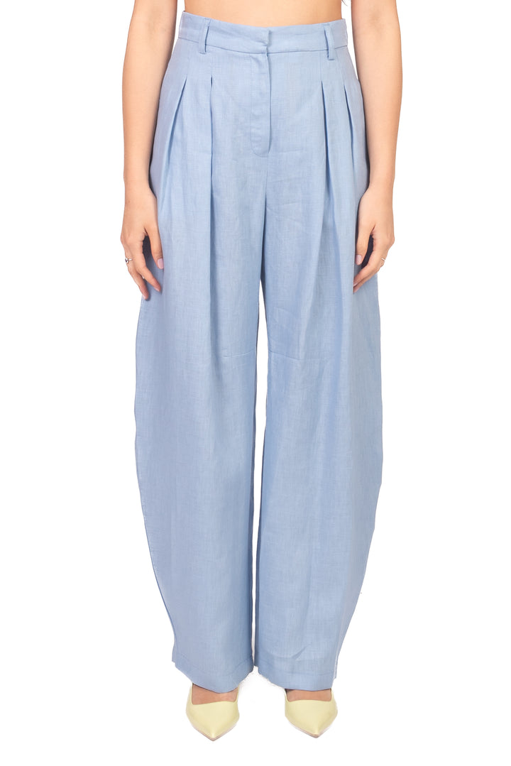 Tensione In - Pantalone in lino con pinces Art. 26P4950