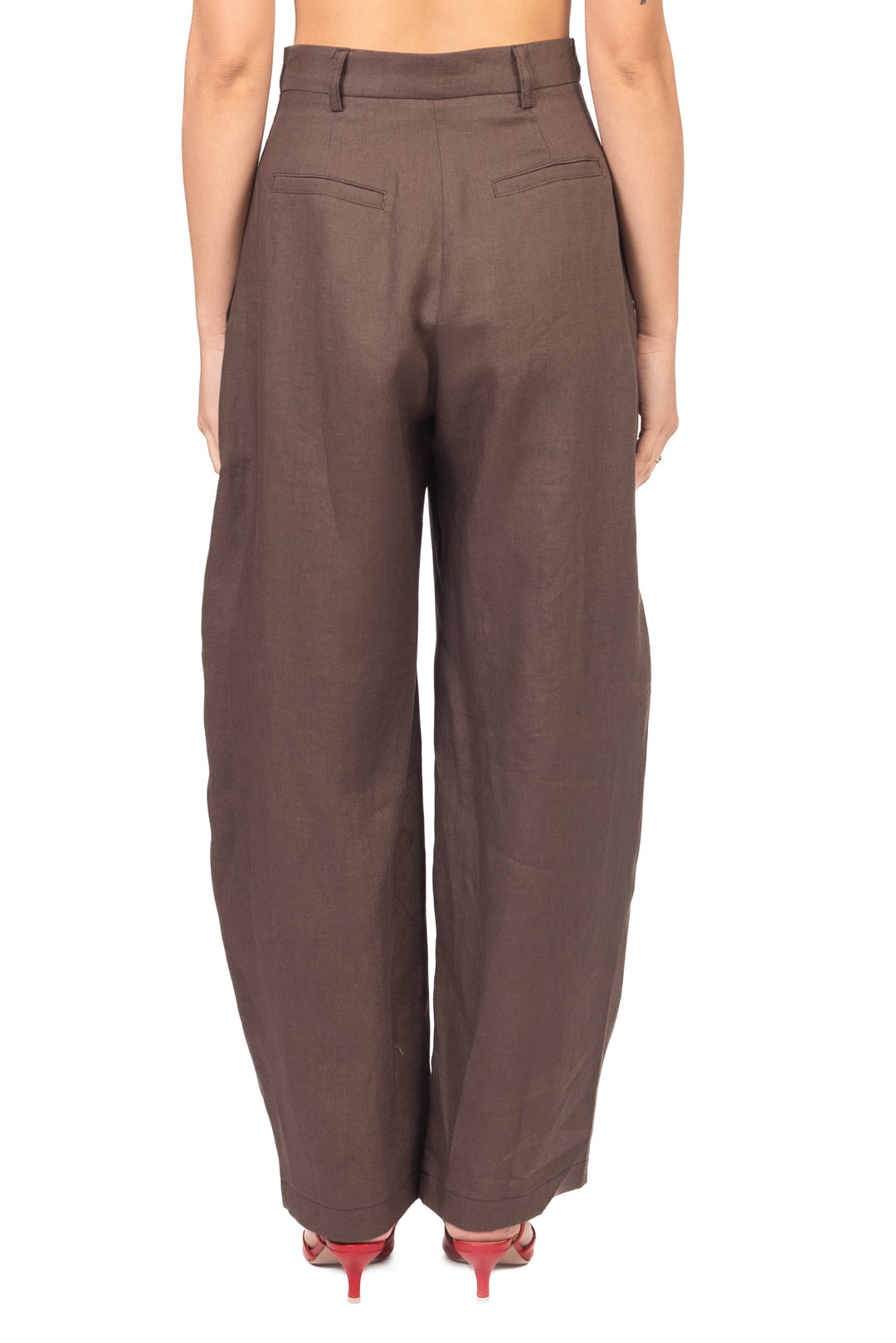 Tensione In - Pantalone in lino con pinces Art. 26P4950