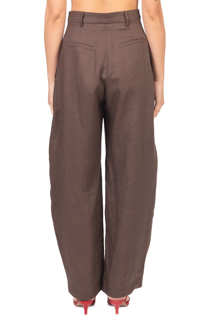 Tensione In - Pantalone in lino con pinces Art. 26P4950